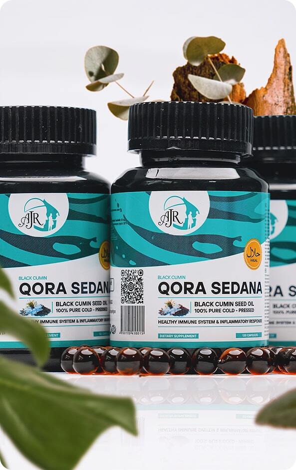 AJR Qora Sedana mahsuloti yaqin ko‘rinishi